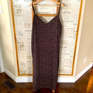 Leopard Print Slip Dress